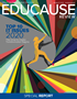 教育评论2020特别报告杂志封面 - 十大IT问题2020  - 以色彩横梁跑步